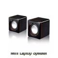Mini USB Laptop Speakers Wired Laptop Speakers 2.0 Channel Small Computer Desktop Speakers Desktop Speakers for PC. 