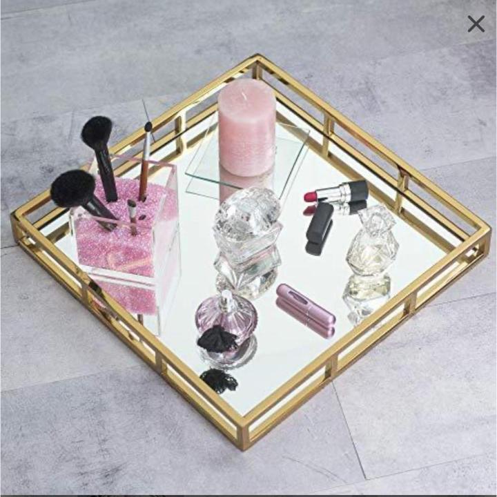 Mirrored Vanity Tray, Perfume Tray