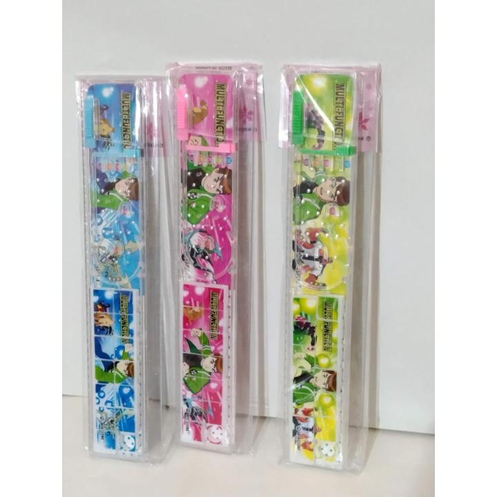 3 in 1 Puzzle Game Scale – Fancy Scale – Kids Entertainment Scale Ruler / Toy  (Pack of 2)