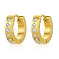 [ New ] High-Grade Hip Hop Stainless Steel Ear Ring Men's Earrings 3 Pair of Men's Earrings. 