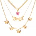 Three Layer Necklace For Girls - Double Layer Necklace For Women - Necklace For Girls Stylish Korean Jewellery. 