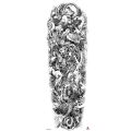 Tattoo Sticker Tattoo Sticker Environmental Protection Arm Men and Women Flower Arm New Large Waterproof Tattoo Sticker Tattoo Sticker Full Z1iR. 