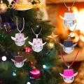 Loveseason Cowboy Hat Ornament Shiny Car Rear View Mirror Hanging Cowgirl Hat Disco Ball. 