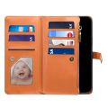 For iPhone 6s Plus / 6 Plus ESEBLE Star Series Lanyard Zipper Wallet RFID Leather Case. 