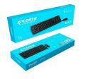 Alcatroz Xplorer C3300 Silent USB Keyboard & Mouse Combo. 