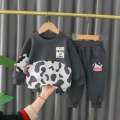 Swetshirt And Pajama Trouser Tracksuit For Kids Baby Boys And Baby Girls Imported Comfy Winter Warm Tracksuit. 