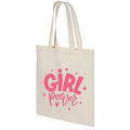 Vagile Girl Power Printed Feminist Feminism Power Softstyle Tumblr Slogan COTTON TOTE BAG GIFT IDEA. 