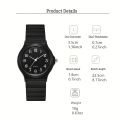 Simple Plastic Band Quartz Watch For Men. 