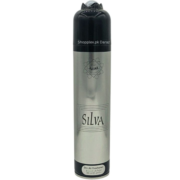 Air Freshener SILVA ARABIC Pack of 1 300ml Big Bottle Gifting Al Arabia Room Spray Imported High Quality Value Budget Pack Deal Offer Fresh Scent Fragrance | Wash Room Bath Room Easy to use | Office Room | Car Air Freshener | Hotel Room |School University