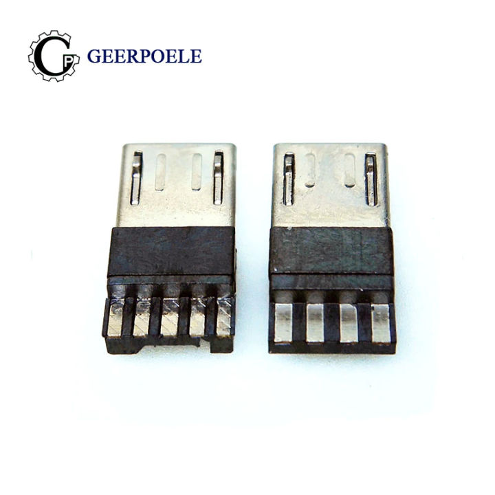 4 Pin (100 pcs) Micro USB Connector Jack USB Plug