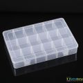 Components Storage Box 18 Slots Multi Functional Transparent Plastic Storage Box Case 18 Grid Adjustable Slots 18 Compartments For Jewelry Parts & Electronic Parts Storage. 