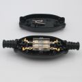 3A 250V Waterproof in Line Switch Cord Switch IP65 Round Wire Silver Contact Double Cut Switch Dust Switch. 