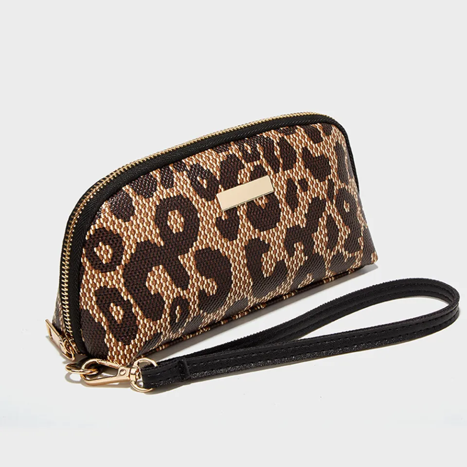 Women Pu Leather Bag Simple Hand Bag Coin Purse Leopard Print Small Fashion Waterproof Bag Daraz.pk