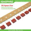 100pcs Fuse T2A T1A T3.15A T4A T5A T6.3A 250V 392 Square Plastic Fuse 0.5A LCD TV Power Board Commonly Used Fuses Slow Blow Fuse. 