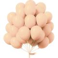 20pcs 10inch long Peach Pastel Balloons Macron balloon Matte Latex Balloon, Baby Shower Balloon, Bridal Shower, Wedding, helium balloons Macron Balloon without shinny. 