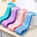 Silicone Body Scrubber Bath Belt For Men And Women Exfoliating Back Washer Shower Strap With Massage Nubs. 