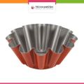 Techmanistan Non-Stick Flower Cake Mold, Aluminum Jelly Mold, Ribbed Cake Pan, Molten Cake Mold, Jelly Mould. 