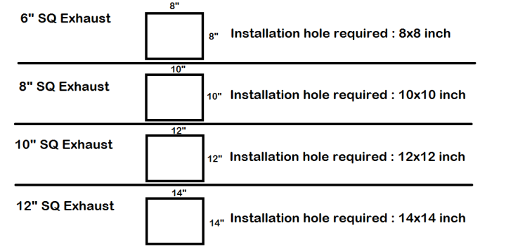 FEIDIAO%206%20inch%20(INSTALLS%20in%208x8%20inch%20HOLE)%20Ventilating%20Exhaust%20Fan%20Square%20-%20Imported%20-%20Image%208