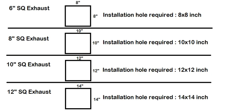 FEIDIAO%206%20inch%20(INSTALLS%20in%208x8%20inch%20HOLE)%20Ventilating%20Exhaust%20Fan%20Square%20-%20Imported%20-%20Image%208
