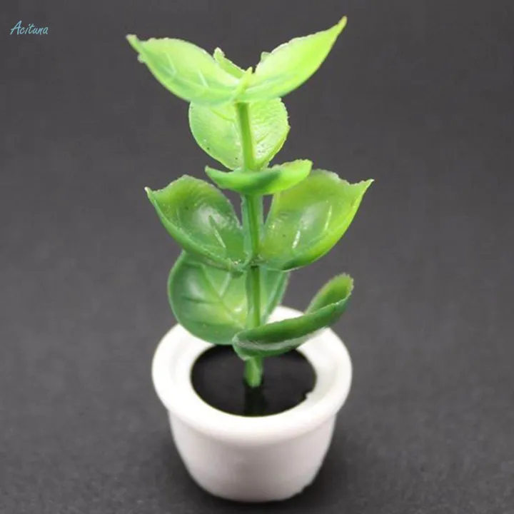 1/12%20Dollhouse%20Miniatures%20Tree%20Plants%20Model%20Garden%20Decoration%20Fairy%20Garden%20-%20Image%203