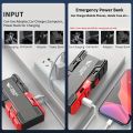 Smiling Shark Flashlight SD-0712 Ultra Bright Rechargeable Type C Emergency Power Bank Flood Light Torch. 
