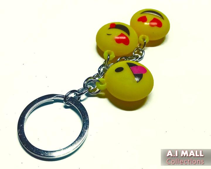 3%20Emoji%20Faces%20in%20One%20Key-Chain%20%20Key-Holder%20%20Key-Rings%20For%20School%20Bags,%20Bikes%20&%20Cars%20%20Latest%20Design%20-%20Image%205