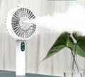 Air Cool Water Fan Spray, Handheld Water Cooler, Portable Folding Floor Fan Usb Humidifying Hydration Water Spray Fan Night Light Home Office Cooling Electric Fan Battery Rechargeable Mini USB fan for kitchen for motor travel office Mini Hand Fan Mist Fan. 