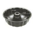 9 inch Heavy Duty Stainless Carbon Steel Non-stick Flucent Tube Donut Shape Cake Baking Mold Pan. 