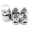 1 Set - Anti Theft Wheel Nuts Lock (M12 x 1.5) (Universal Open Ended Wheel Nut Lug - Car Wheel Nuts Lock with Unique Key). 