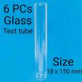Glass Test tube , Laboratory test tube, test tube for plant 18x150mm. 