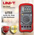 UT55 Digital multimeter UT-55 meter - LCD 3,5 digit (1999) - V AC:2/20/200/750V UT 55 MULTIMETER. 