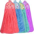 Hand Towel Hanging Kitchen Hand Dry Towel Fast Dry Soft Dish Wipe Cloth for Kitchen Bathroom Use (2 pcs). 