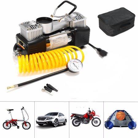 Dual 2 Cylinder Heavy Duty Double Air Compressor Or Car Inflator 628 4x4 - High Quality