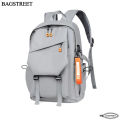 BAGSTREET Laptop Bag for Men and Women Water Resistant Polyester Business Travel Backpack 15.6 Inch. 