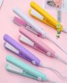 Ceramic Mini Hair Curler 2-in-1 Hair Straightener Quick Hair Styling AU STOCK Mini Hair Straightener/Ceramic Flat Iron Straightener/Travel Mini Hair Flat Straightener Best for Traveling Gifts Outing Easy to Carry Easy. 