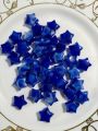 Rust Blue Maroon Star Marble Acrylic Plastic Beads - Pack of 40gms- Ideal for DIY Jewelry Making, Jewelry, and Dress Accessories.. 