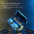 M27 Damix Airpods Original _ with Super Sound & High Quality Touch Sensors True Stereo Headphones with Built in Mic 10m Transmission Bluetooth Wireless Earbuds , Charging Case Sport Headset for all Bluetooth Smart devices. TWS Alternative. 