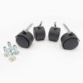 Wheel Casters for Office Chairs, Trolleys, Baby Walkers, and Furniture. 