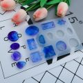 Hand Made DIY Crystal Glue Dropping Tool Set Bracelet Pendant Ornament Silica Gel Mould Combination with Drill Bit. 