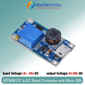 DC-DC Step-Up Power Module Micro TYPE-C USB Input Voltage Converter 2A Boost Pressure Plate Adjustable SX1308 MT3608 For Arduino. 