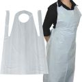 Disposable white apron waterproof with attached ties 50pc pack - Salon Designers. 