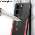 For Vivo V29 Pro V29E Case Aluminum Metal Matte Cover Soft Silicone Frame Camera Protection Cover for Vivo V29E V29 Pro Back Cover Phone Cases. 