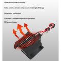 70W 12V Heater DC Fan Thermostatic Egg Incubator Heater PTC Fan Heater Heating Elements Electric Heater. 