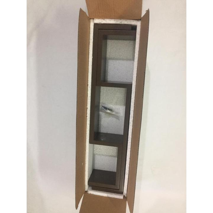 S Shape Floating Wall Shelves Set of 2 Wall Mounted Shelf for Living Room, Bedroom, Office Décor - Display Rack for Cosmetics, Kitchen Wall Storage Unit