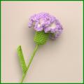 Hand-Knitted Crochet Carnation Flower Bouquet: Perfect Gift for Mum, Perfect for Weddings & Parties. 