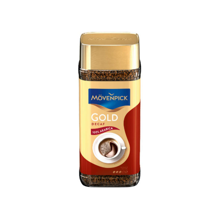 Movenpick Moven Pick Gold Decaf Coffee - 100Gm - Instant Coffee - For Keto Diet