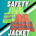 Safety Reflective Vest | Reflective Jacket | Safety Vest | Safety Reflective Jacket | Yellow and Orange Reflective Vest. 