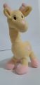 Gitzy 12"creamGiraffe Stuffed Animal for Toddlers. 