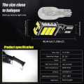 T15 T10 LED Bulbs For Car And Bike Parking Lights Reverse Lights Turn Signal White Color Pair T16 W16W 921 912 45 SMD 12V For Honda BRV Hyundai Tucson Toyota Corolla. 