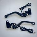 LED Sequential Turn‑Signal Motorcycle Levers, CNC Aluminum, Brake & Clutch[for 125]. 